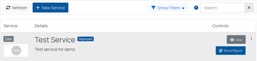 Create Reconfiguration request